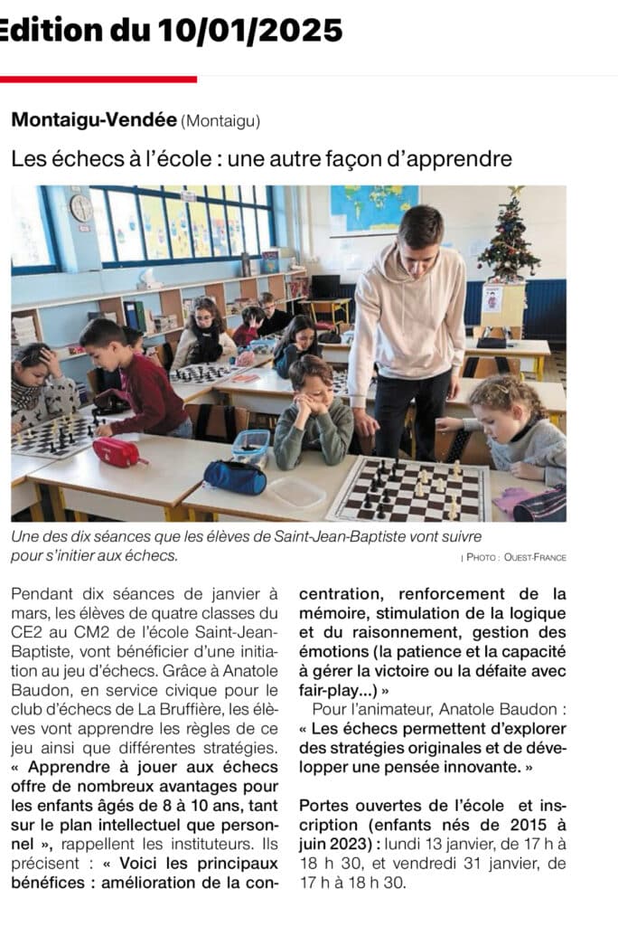 2025 01 10 Les Echecs a lecole