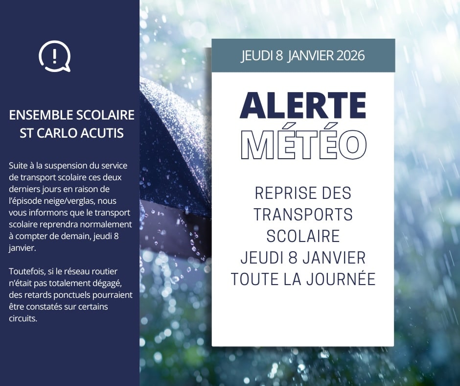 Alerte Prevention Meteo J8JANV